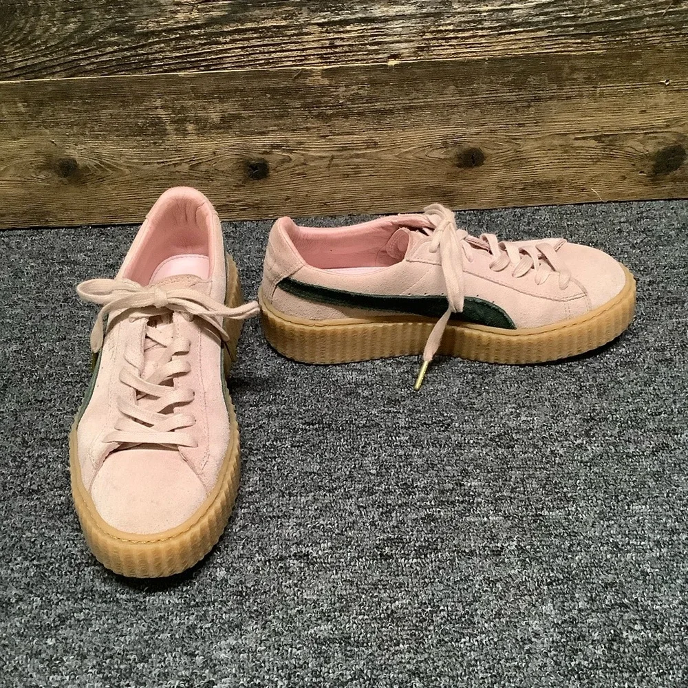 Fenty Puma Creeper in Dusty Pink / Green - Picture 2 of 6